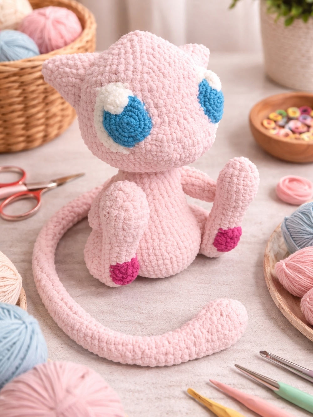 Handmade Crochet Fantasy Creature Plush